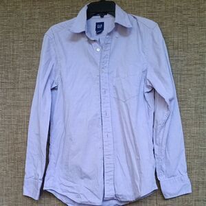GAP Men's Light Purple Shirt